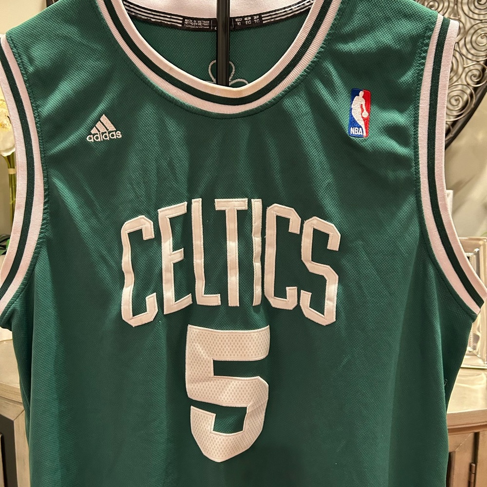 VINTAGE Kevin Garnett adidas Teal NBA Swingman Basketball Jersey - Picture 5 of 6